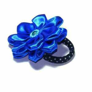 Λαστιχακι "Μπλε μικρο λουλουδι"