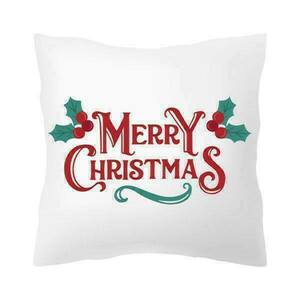 Μαξιλάρι με χριστουγεννιάτικο μήνυμα - χριστουγεννιάτικα δώρα, μαξιλάρια, λευκά είδη