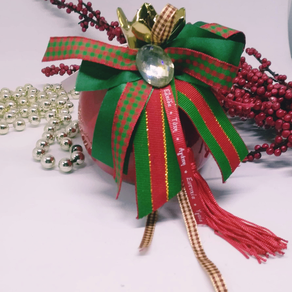 Κεραμικό Ρόδι Γούρι 2021 Μπορντό Χρυσό - ρόδι, χριστουγεννιάτικα δώρα, γούρια