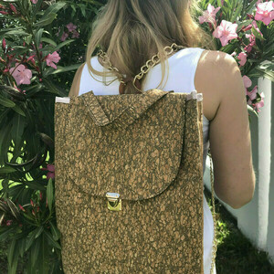 Τσάντα backpack φελός - clutch, πλάτης, φελλός
