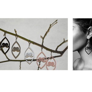 earrings.plexiglass,SILVER,steel,Heart (code:12sl) - ορείχαλκος, ατσάλι, κρεμαστά, μεγάλα, με κλιπ - 2