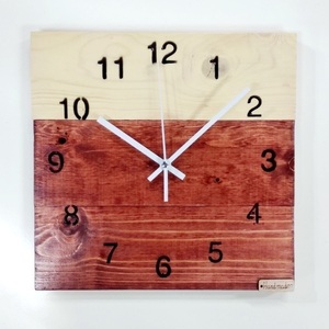Ξύλινο Ρολόι τοίχου ¨Choice no 7"-διαστασεις 29χ29χ2 εκ. - ξύλο, ρολόι, διακόσμηση, τοίχου, πρωτότυπα δώρα