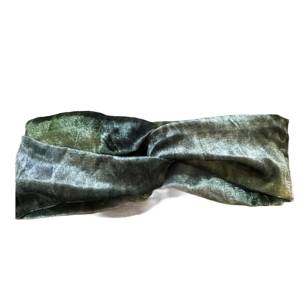 Handmade Headband Velvet Green - headbands
