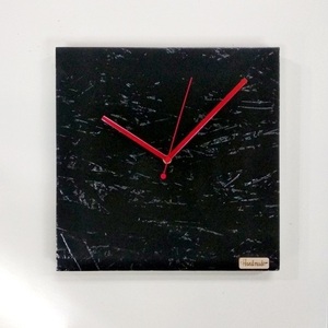 Ξύλινο ρολόι τοίχου " Abyss"-διαστάσεις 29χ29χ2 εκ. - ξύλο, τοίχου