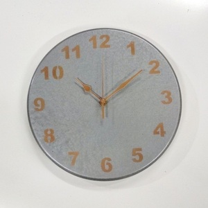Ξύλινο Ρολόι τοίχου με σφυρήλατο χρώμα-διαστασεις 29χ29χ2 εκ. - ξύλο, ρολόι, διακόσμηση, τοίχου, πρωτότυπα δώρα