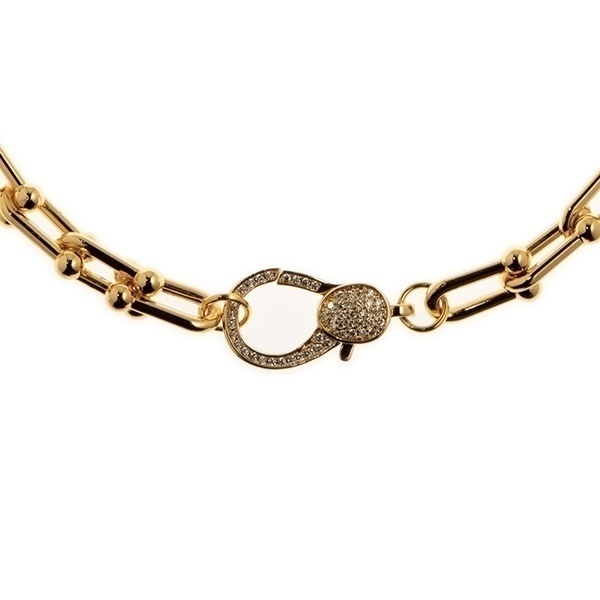 Chunky Gold Chain Necklace - αλυσίδες, γυναικεία, επιχρυσωμένα, ορείχαλκος - 2