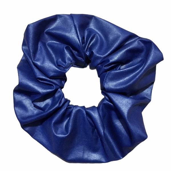 Handmade Scrunchie The Blue - λαστιχάκια μαλλιών