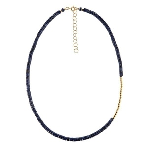 Blue Sky Beaded Necklace - ημιπολύτιμες πέτρες, γυναικεία, ασήμι 925