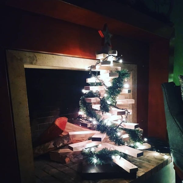 Ξύλινο Χριστουγεννιάτικο δέντρο - ξύλο, διακοσμητικά, χριστουγεννιάτικα δώρα, δέντρο