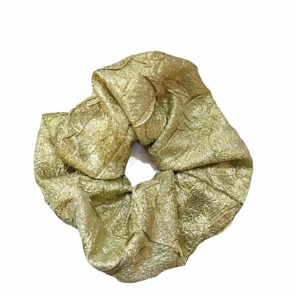 Handmade Scrunchie The Gold - λαστιχάκια μαλλιών
