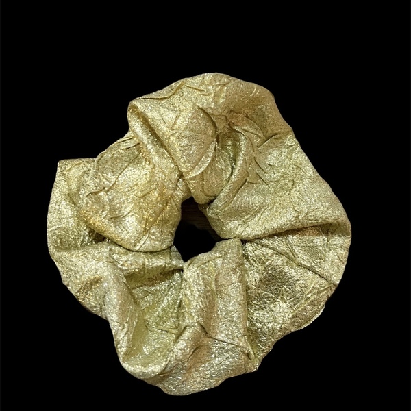 Handmade Scrunchie The Gold - λαστιχάκια μαλλιών - 2