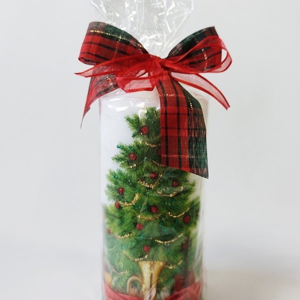 Διακοσμητικό κερί Χριστουγεννιάτικο δέντρο - χειροποίητα, κερί, χριστουγεννιάτικα δώρα, κεριά & κηροπήγια, δέντρο - 4