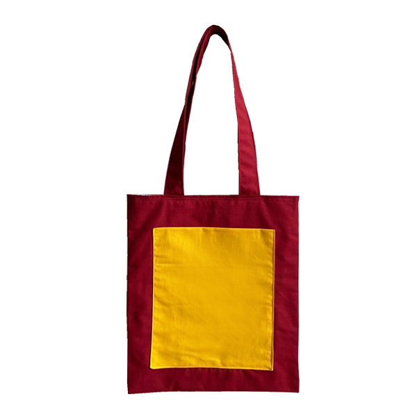 Τσάντα tote με μαγνητικό κούμπωμα - ύφασμα, ώμου, all day, tote, πάνινες τσάντες