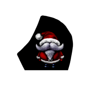 116.Μάσκα χριστουγεννιάτικη-βαμβακερή πολλαπλών χρήσεων-Σχέδιο "Santa 11". - μάσκες προσώπου, χριστουγεννιάτικα δώρα