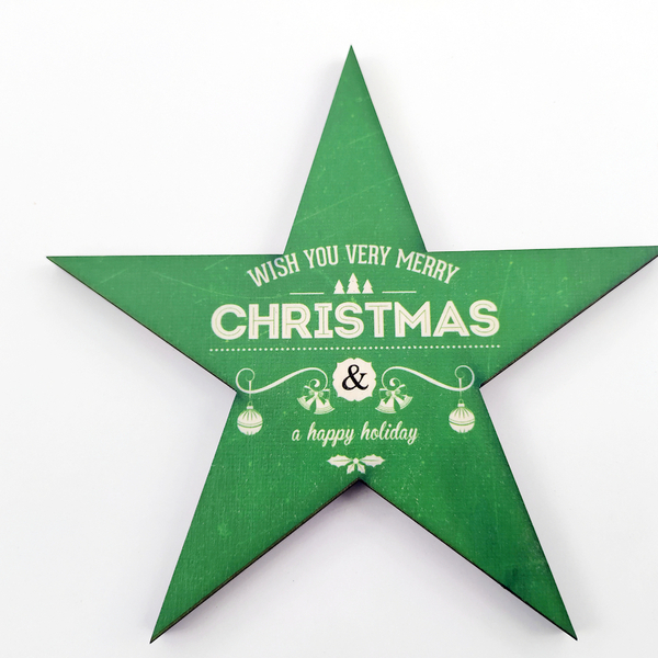 Χριστουγεννιατικο αστερι απο ξυλο κοντρα πλακε,15x15,σε 4 χρώματα - ξύλο, αστέρι, διακοσμητικά, χριστουγεννιάτικα δώρα