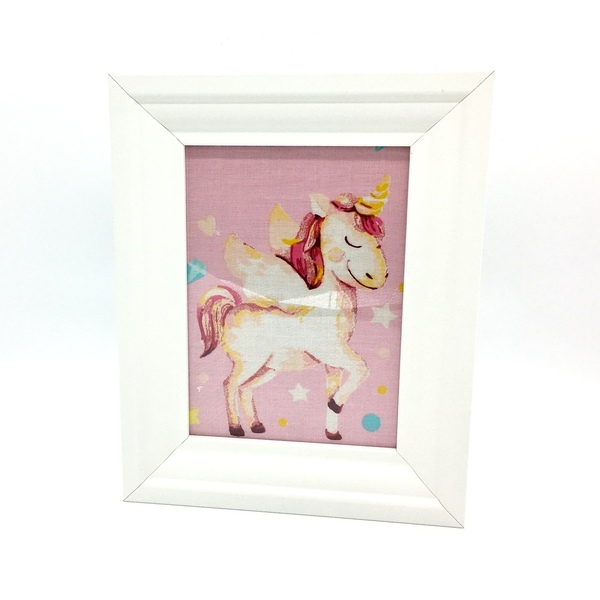 Κορνίζα unicorn - πίνακες & κάδρα, κορίτσι, μονόκερος, παιδικά κάδρα