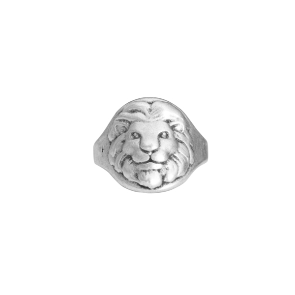 Δαχτυλίδι Αυξομειούμενο Λιοντάρι - επάργυρα, μεγάλα, αυξομειούμενα - 2
