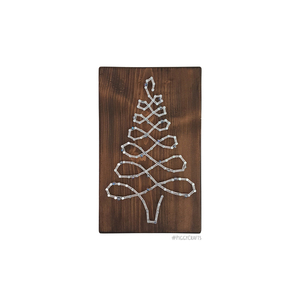 Ξύλινο Χριστουγεννιάτικο δεντράκι "Grey" 20x12cm - ξύλο, χριστουγεννιάτικο, χριστουγεννιάτικα δώρα, δέντρο