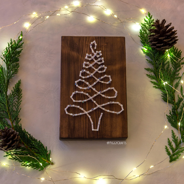 Ξύλινο Χριστουγεννιάτικο δεντράκι "Grey" 20x12cm - ξύλο, χριστουγεννιάτικο, χριστουγεννιάτικα δώρα, δέντρο - 4