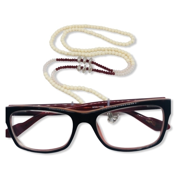 Aλυσίδα για γυαλιά με χάντρες και κρυσταλλάκια - χάντρες, ιδεά για δώρο, κορδόνια γυαλιών