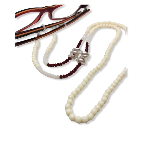 Aλυσίδα για γυαλιά με χάντρες και κρυσταλλάκια - χάντρες, ιδεά για δώρο, κορδόνια γυαλιών - 2