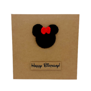 Ευχετήρια κάρτα (βελονάκι) - Μίνι - κορίτσι, γενέθλια, δώρα γενεθλίων