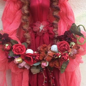 Διακοσμητική Κούκλα "Νεράιδα" ύψος 110 εκ - ύφασμα, διακόσμηση, διακοσμητικά, διακόσμηση σαλονιού, κούκλες - 4