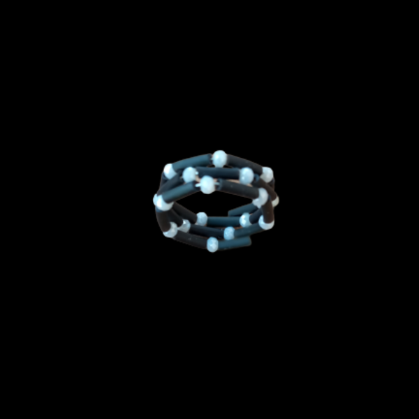 Δαχτυλίδι σπιράλ με άσπρα ταγιέ κρύσταλλα - χάντρες, boho, αυξομειούμενα, φθηνά - 2
