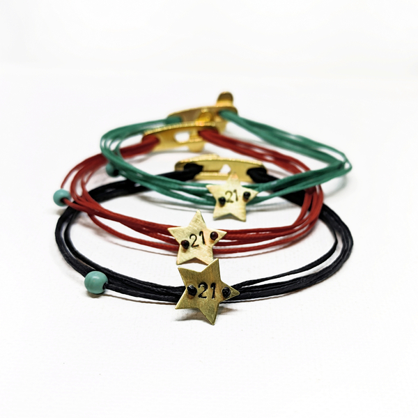 Lucky charm αστέρι με το 21