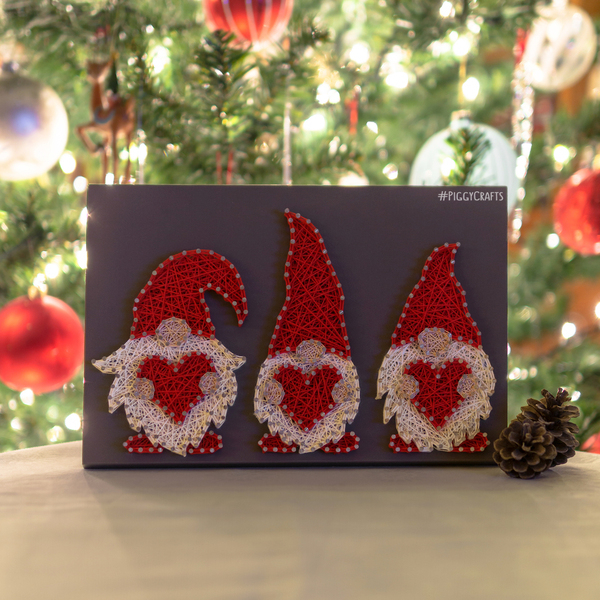 Χριστουγεννιάτικο κάδρο μελαμίνης "Santa's Gnomes" 30x20cm - χριστουγεννιάτικο, χριστούγεννα, χριστουγεννιάτικα δώρα, άγιος βασίλης - 4