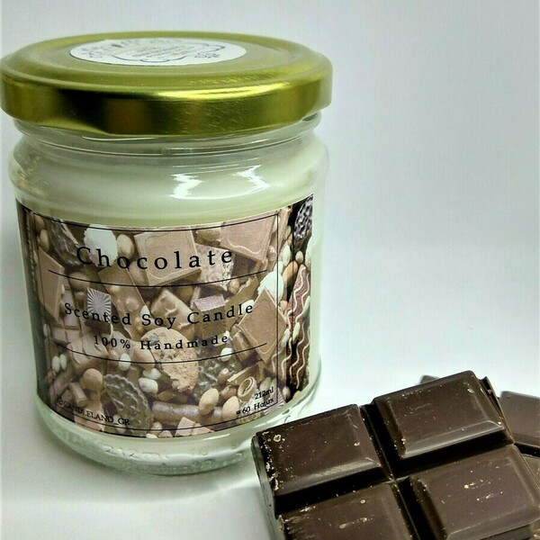 Chocolate 100% Soy Scented Candle 212ml