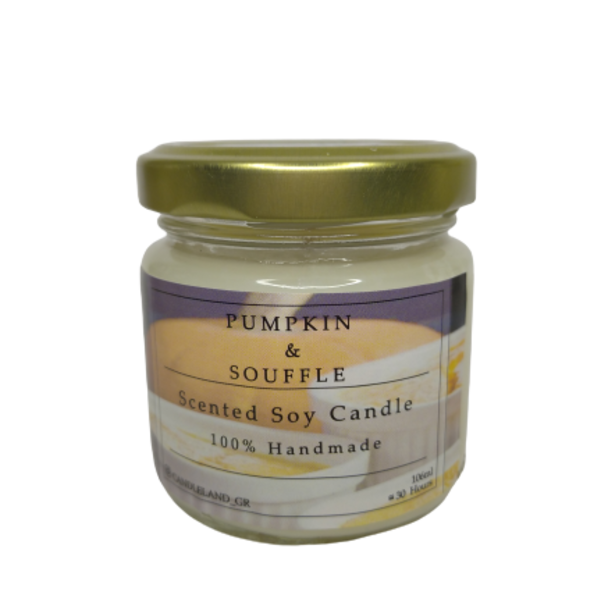 Pumpkin Souffle 100% Soy Candle 106ml - κερί, αρωματικά κεριά, κερί σόγιας, 100% φυτικό