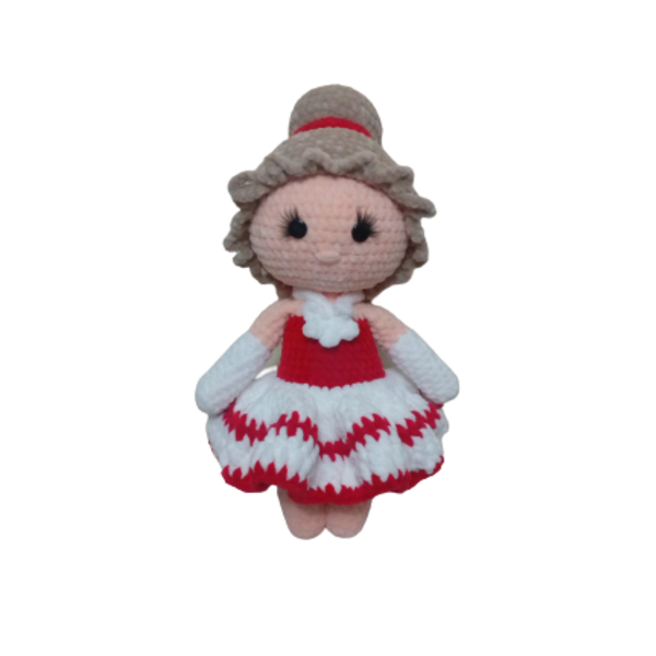 Κούκλα Πριγκίπισσα Λίνα - δώρο, λούτρινα, παιχνίδια, amigurumi, κούκλες