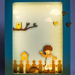 3D LED ΦΩΤΙΣΤΙΚΟ ΠΑΙΔΙΚΟΥ ΔΩΜΑΤΙΟΥ «LITTLE BOY» - αγόρι, δώρο, μαιευτήριο, παιδικά φωτιστικά - 2