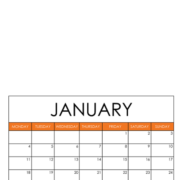 Μηνιαίο Ημερολόγιο στα Αγγλικά - Monthly Calendar 2021 ΕΝ - 3