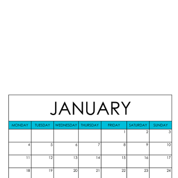 Μηνιαίο Ημερολόγιο στα Αγγλικά - Monthly Calendar 2021 ΕΝ - 5