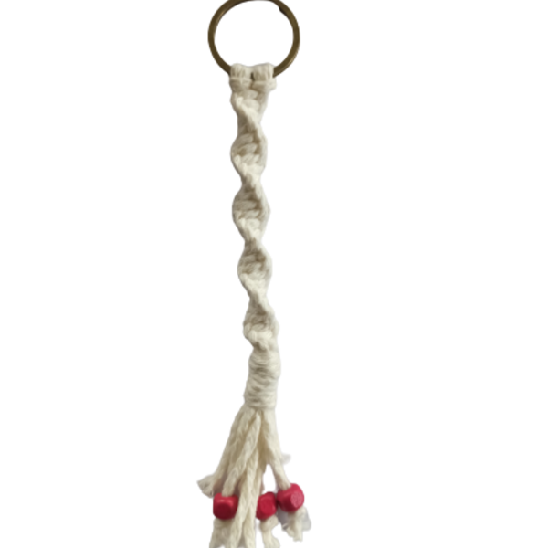 Macrame μπρελοκ - μπομπονιερα Μ6