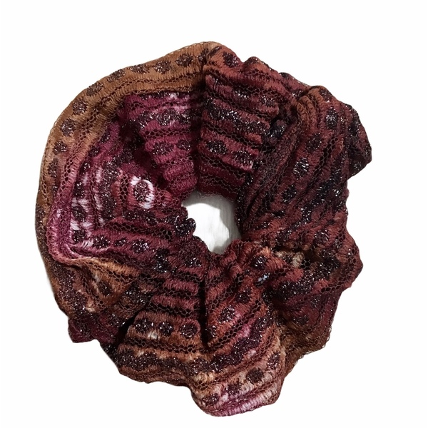 Handmade Scrunchie Cherry Glitter.