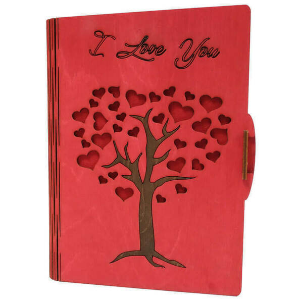 Δώρο Αγίου Βαλεντίνου Κάρτα Ευχών Δέντρο - επέτειος, κάρτα ευχών, δώρα αγίου βαλεντίνου, ευχετήριες κάρτες - 2