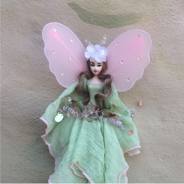 Διακοσμητική Κούκλα "Άγγελος" ύψος 60 εκ. σε 3 χρώματα - νεράιδα, διακοσμητικά, διακόσμηση σαλονιού, κούκλες - 4
