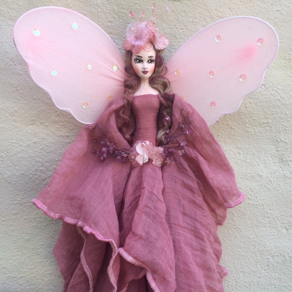 Διακοσμητική Κούκλα "Άγγελος" ύψος 60 εκ. σε 3 χρώματα - νεράιδα, διακοσμητικά, διακόσμηση σαλονιού, κούκλες - 5