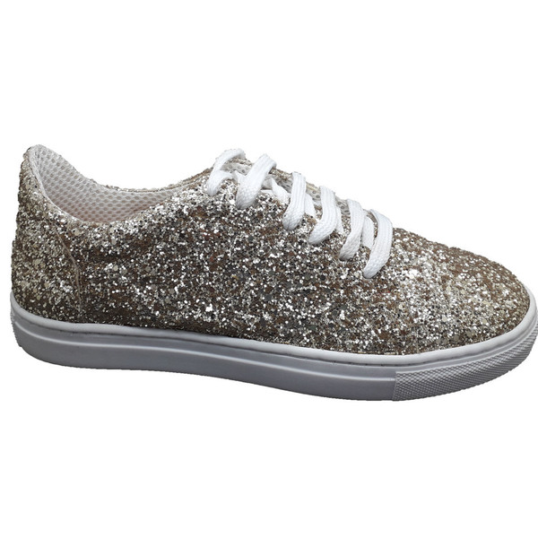 SNEAKERS GLITTER ΧΡΥΣΟ ΚΩΔ: 215009-GL-GL - γκλίτερ - 2