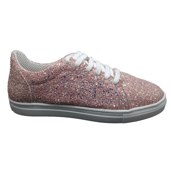 SNEAKERS GLITTER ΡΟΖ ΚΩΔ: 215009-GL-PN - γκλίτερ - 3