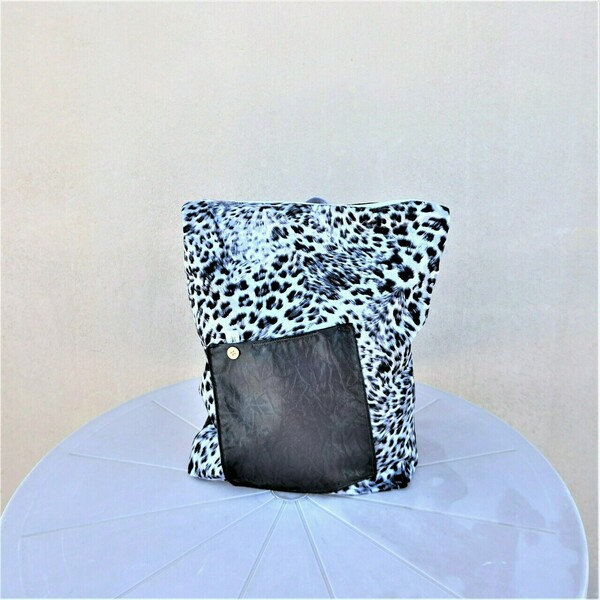Σακίδιο πλάτης / χειροποίητη τσάντα πλάτης / backpack (B3) - animal print, πλάτης, σακίδια πλάτης - 2