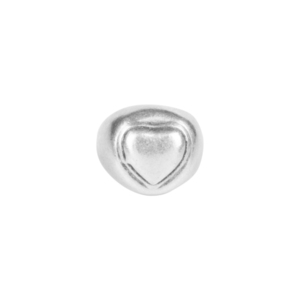 Δαχτυλίδι Chevalier "Chunky Heart" - chevalier, καρδιά, επάργυρα, δώρα αγίου βαλεντίνου, αυξομειούμενα - 3