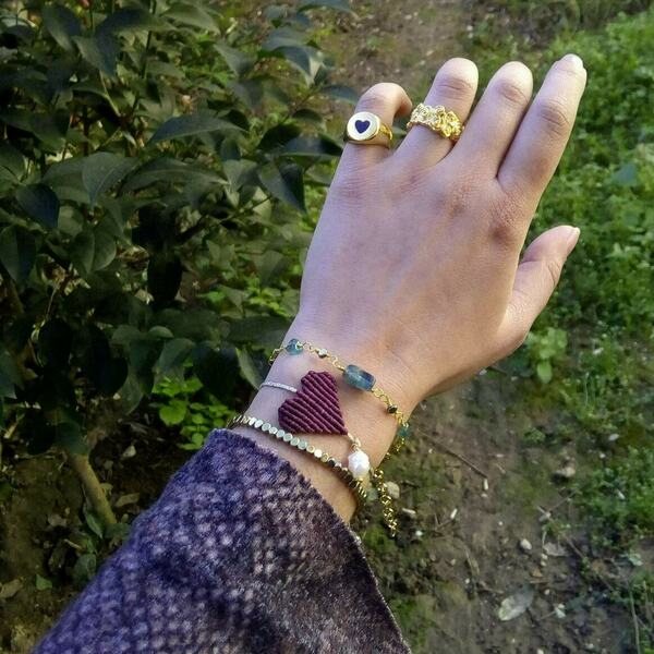 Ορειχάλκινο δαχτυλίδι - επιχρυσωμένα, ορείχαλκος, λουλούδι, boho, μπρούντζος, αυξομειούμενα - 4
