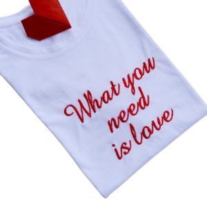 Valentine T-shirt - ύφασμα, κεντητά, αξεσουάρ, αγ. βαλεντίνου, δώρα για γυναίκες