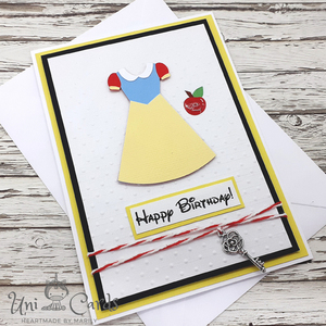 Κάρτα γενεθλίων - Χιονάτη - κορίτσι, πριγκίπισσα, γενέθλια - 4