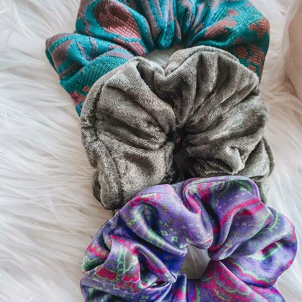 ''Lorette'' Scrunchie - λαστιχάκια μαλλιών - 3
