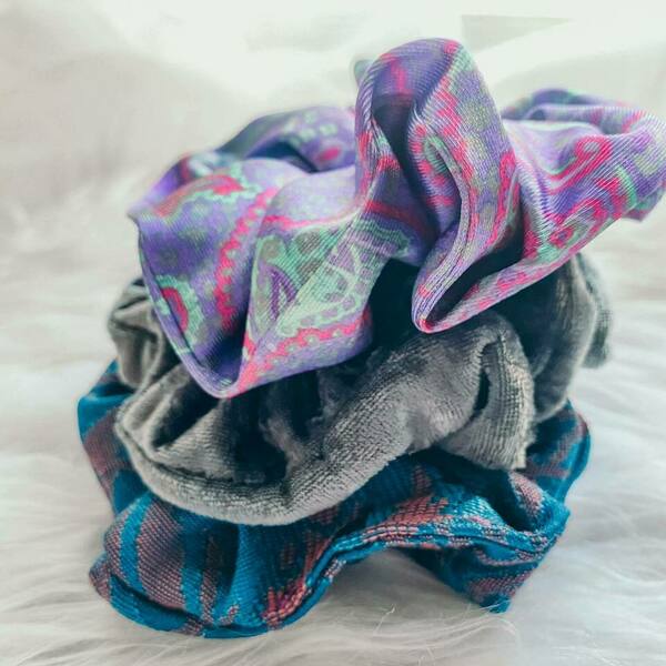 ''Lorette'' Scrunchie - λαστιχάκια μαλλιών - 5
